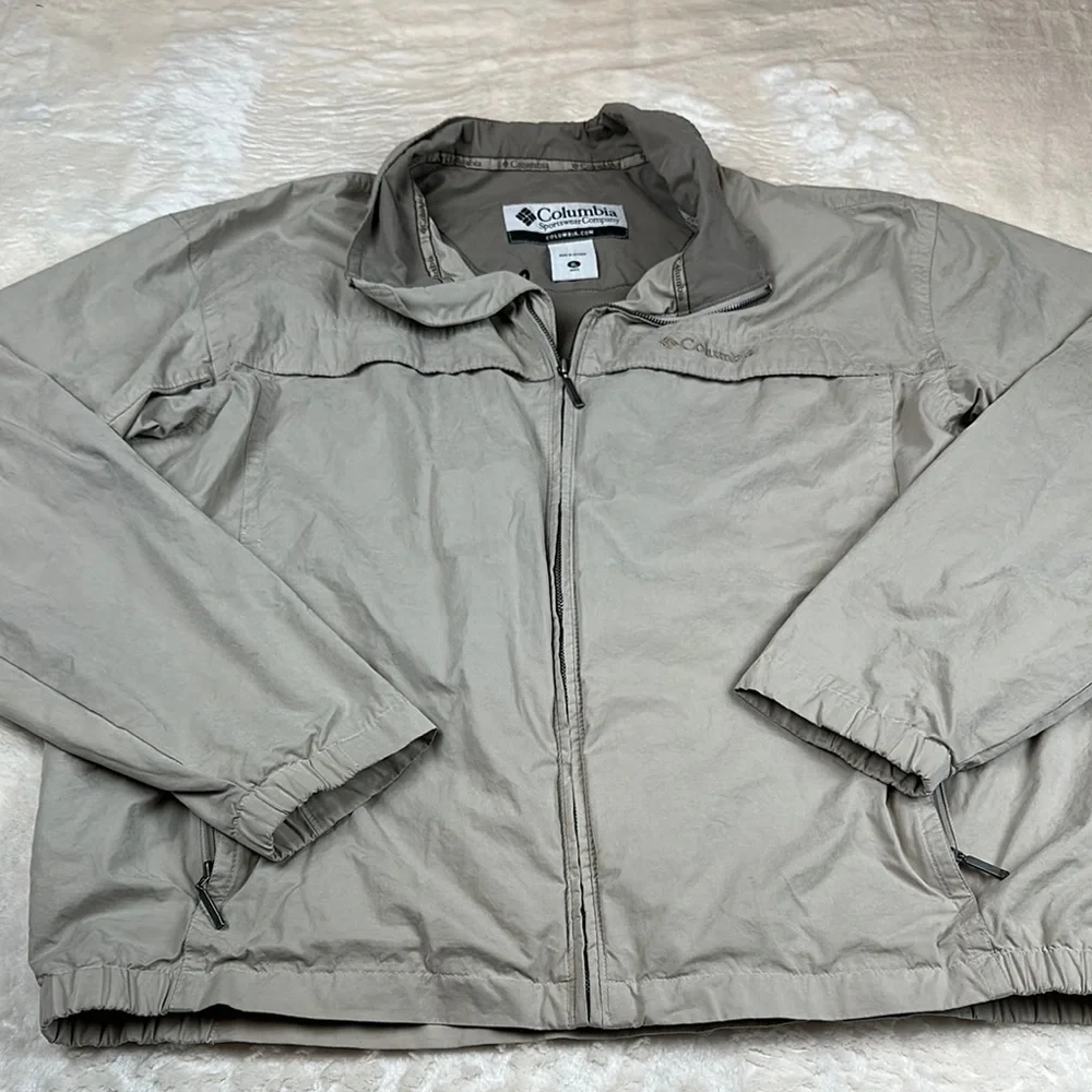 Gray Lightweight‎ Windbreaker Jacket with Elastic Cuffs